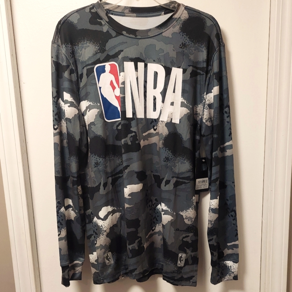 NWT NBA Long Sleeve Camo Shirt